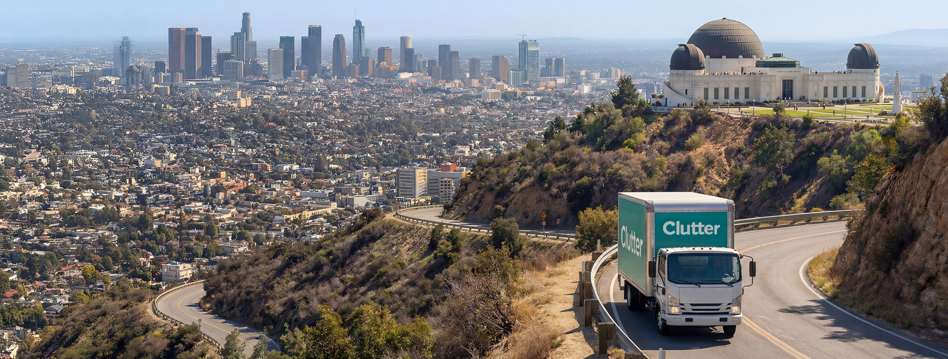 Clutter truck in Los Angeles